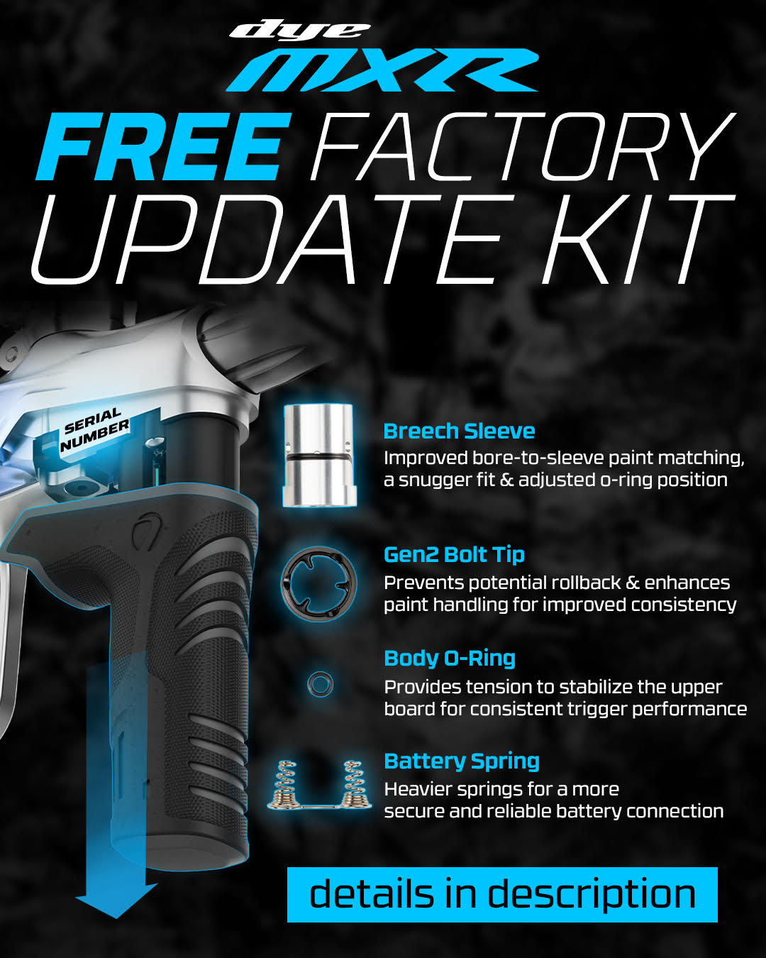 FREE MXR FACTORY UPDATE KIT