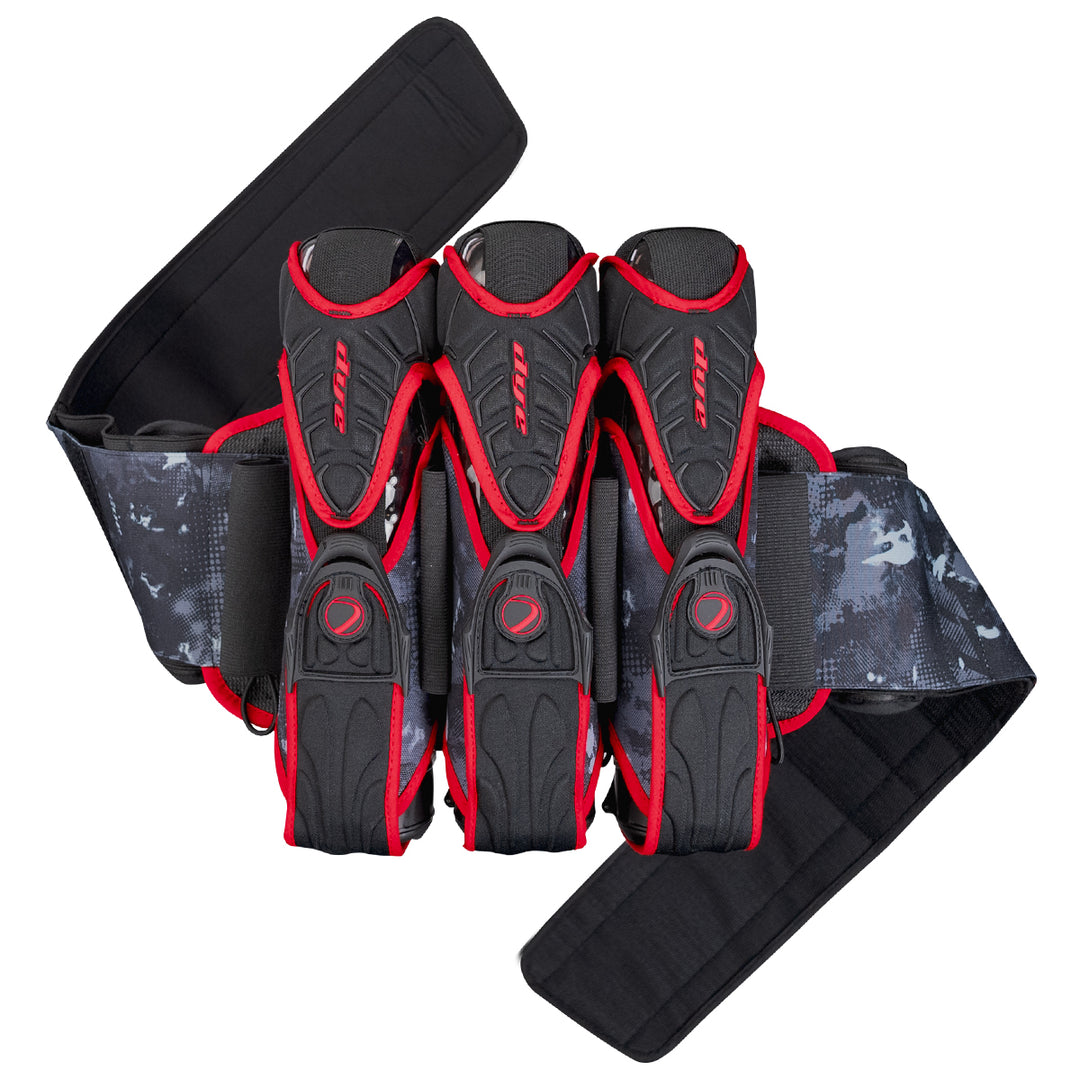 Assault Pack Pro Harness 3+4 POD - DyeCam Black/Red - Shipping Now!