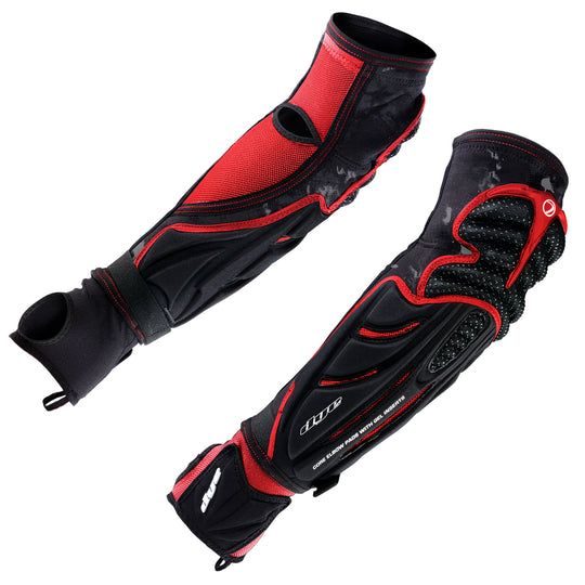 Performance Elbow Pads - DyeCam Black Red -Shipping Now!