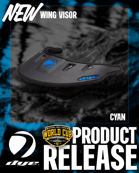 Visor Wing i4/i5 Black/Cyan - Shipping Now