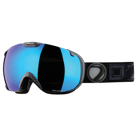 DYE Snow T1 Goggle | Black / Grey POLARIZED w/ 2x Lenses