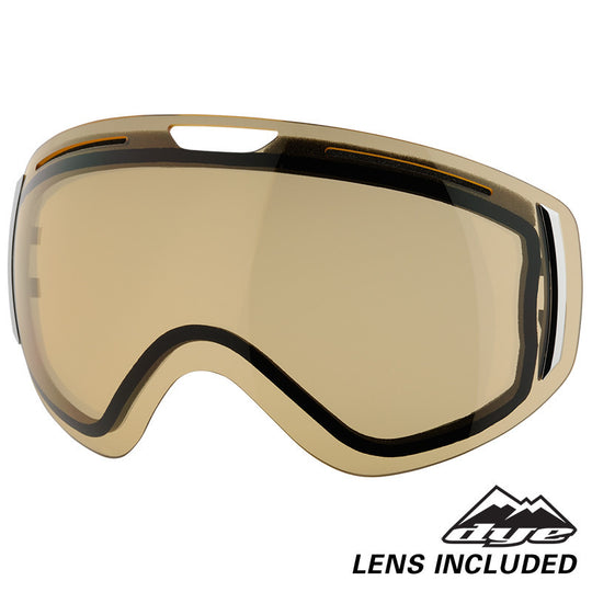 DYE Snow CLK Goggle | White w/ 2x Lenses