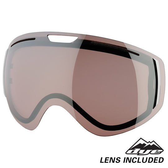 DYE Snow CLK Goggle | Lime / White POLARIZED w/ 3x Lenses