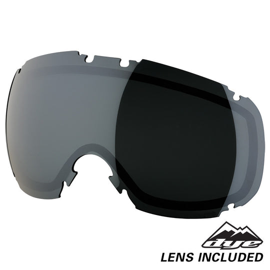 DYE Snow T1 Goggle | Yellow w/ 2x Lenses