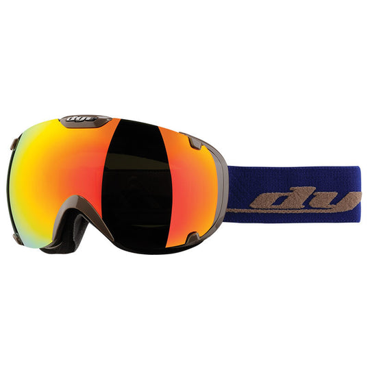 DYE Snow T1 Goggle | Solid Grey / Blue w/ Bronze Fire