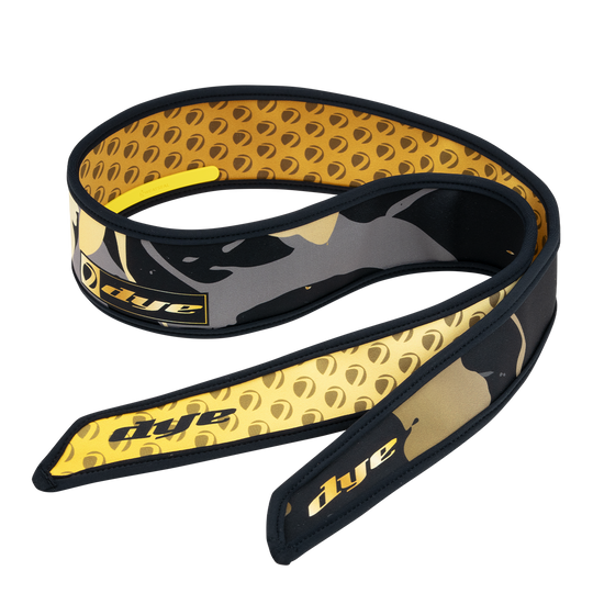 DYE X HALO - HEAD TIE - MARBLED GOLD