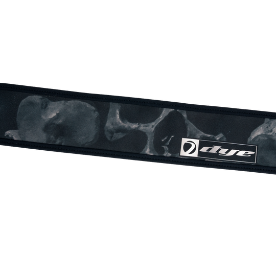 DYE X HALO - HEAD TIE - SKULLS BLACK/SILVER