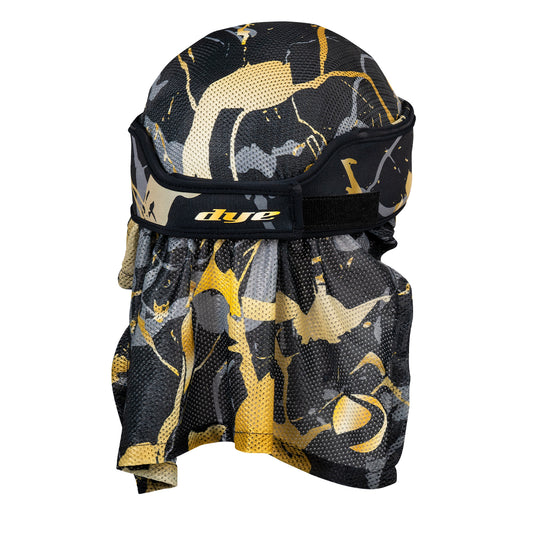 DYE X HALO - HEAD WRAP - MARBLED GOLD