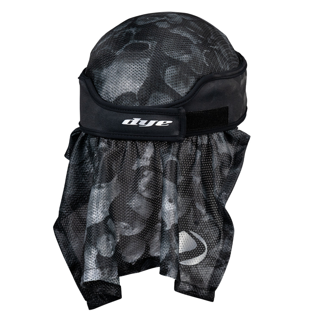 DYE X HALO - HEAD WRAP - SKULLS BLACK/SILVER