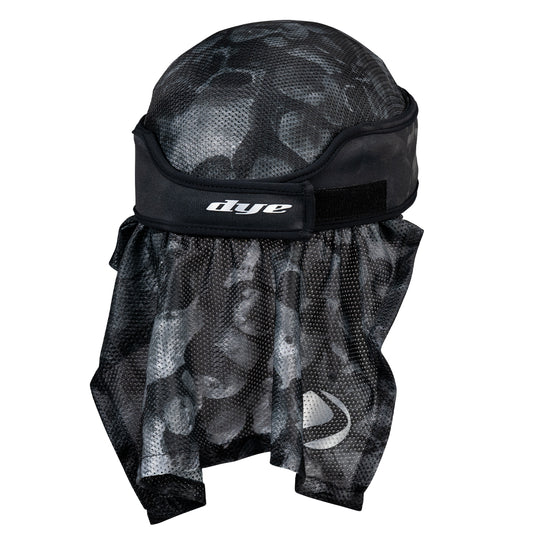 DYE X HALO - HEAD WRAP - SKULLS BLACK/SILVER