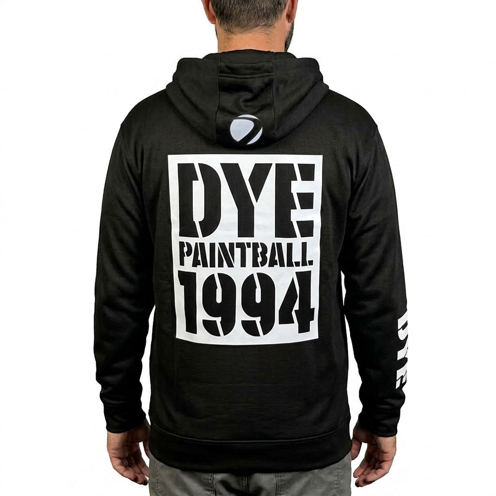 DYE ZIP HOODIE - 1994 BLACK HEAVEYWEIGHT