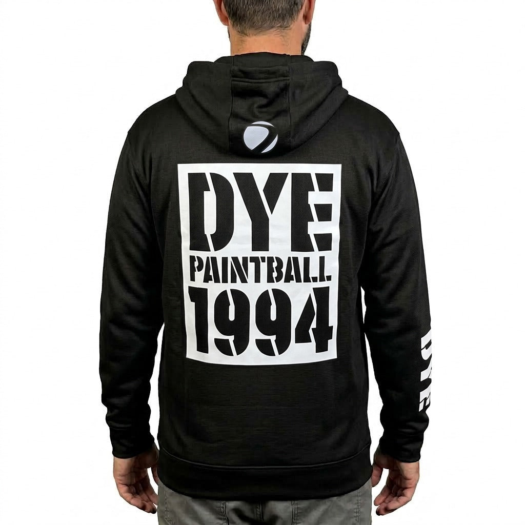 DYE ZIP HOODIE - 1994 BLACK HEAVEYWEIGHT