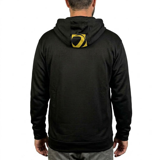 DYE HOODIE - LW PRECISION BLACK HEAVEYWEIGHT