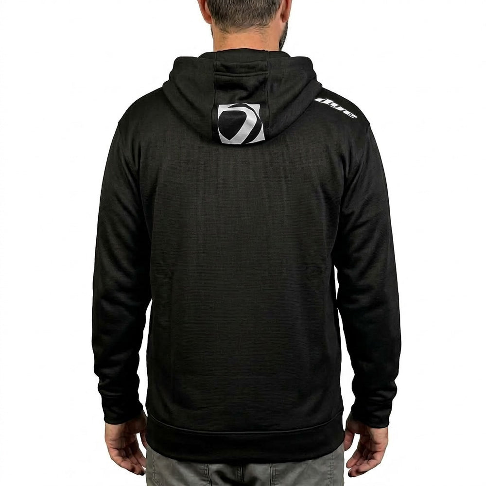 DYE HOODIE - DYE LINES BLACK HEAVEYWEIGHT