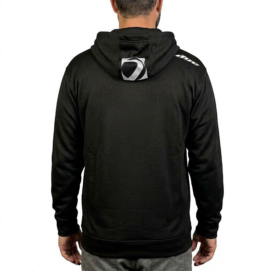 DYE HOODIE - DYE LINES BLACK HEAVEYWEIGHT