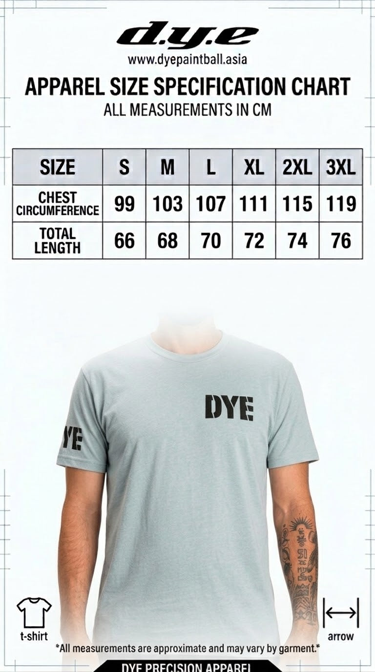 DYE BioChill 1994 Performance Tee Light Grey