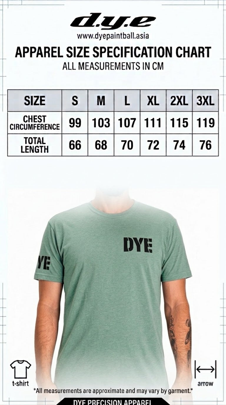 DYE BioChill 1994 Performance Tee Light Olive