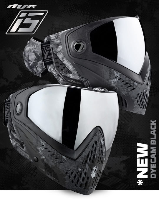 DYE i5 GOGGLE - DYECAM BLACK FADE -Shipping Now!