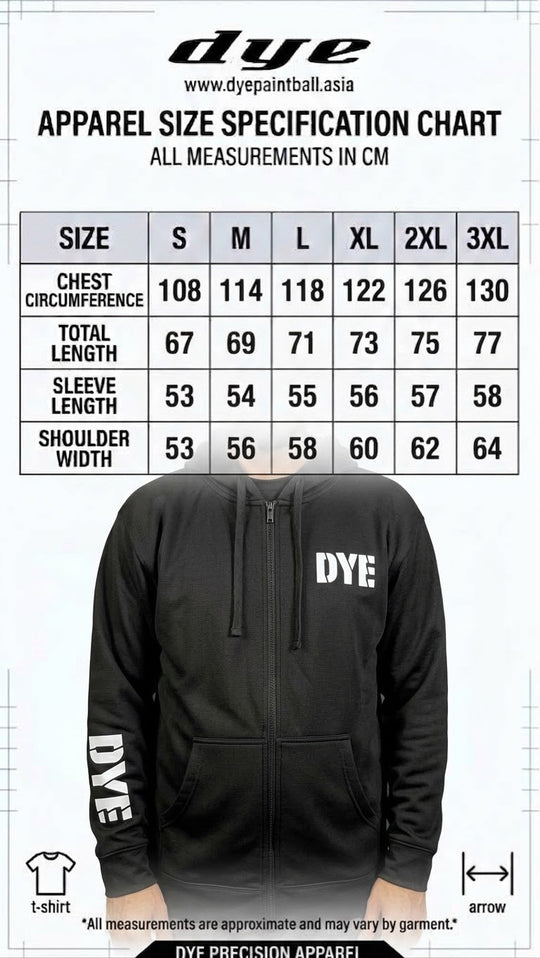DYE ZIP HOODIE - 1994 BLACK HEAVEYWEIGHT