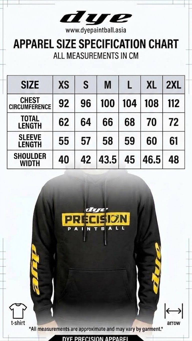 DYE HOODIE - DYE LINES BLACK HEAVEYWEIGHT