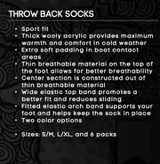 DYE Socks -Throwback gray