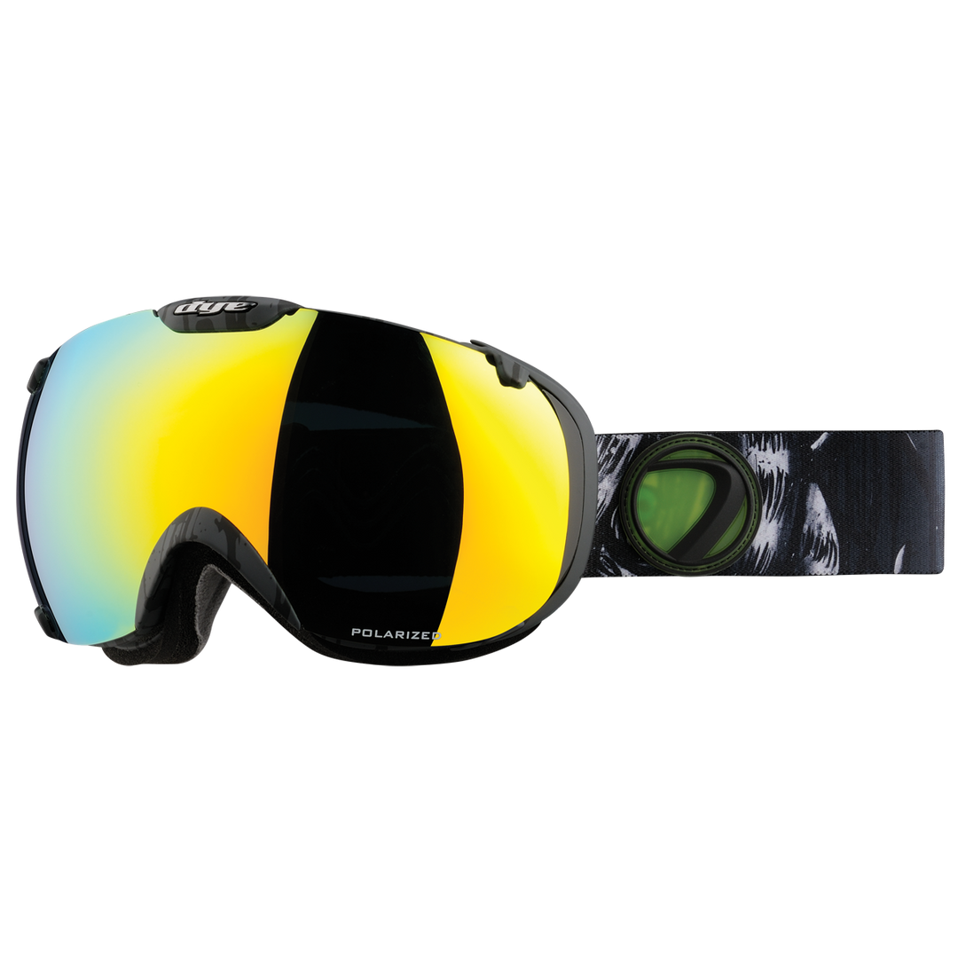 DYE Snow T1 Goggle, Lime/Black/White