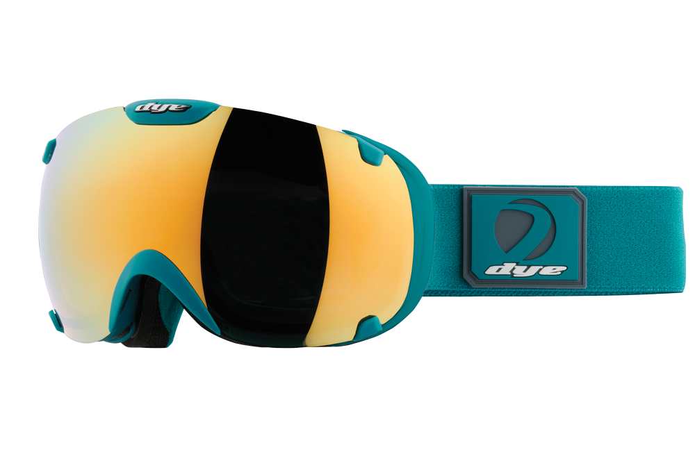 DYE Snow T1 Goggle | Rubber Aqua
