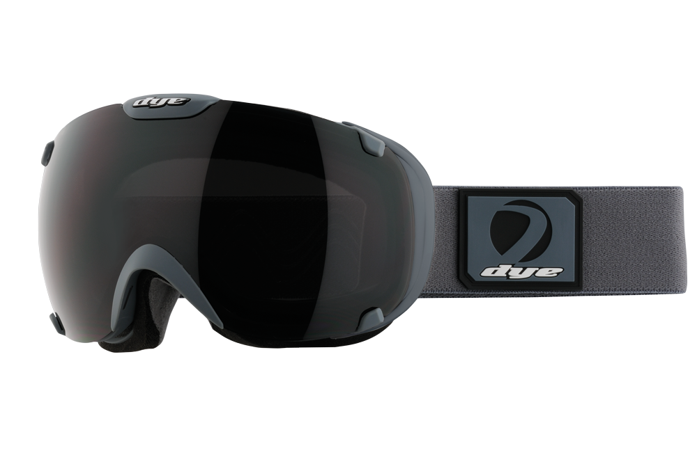 DYE Snow T1 Goggle | Rubber Charcoal