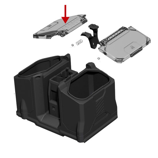 Box Rotor Lid - Tan (Left)
