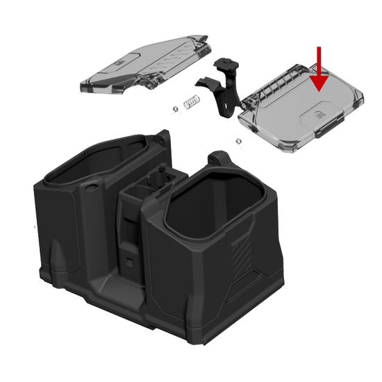 Box Rotor Lid - Olive (Right)