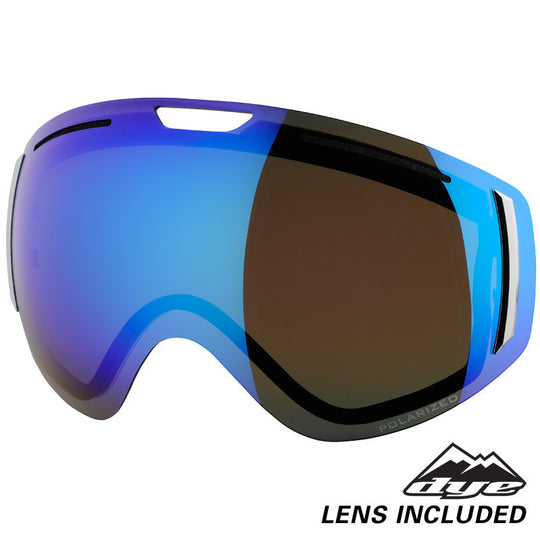 DYE Snow CLK Goggle | Orange POLARIZED w/ 3x Lenses