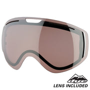 DYE Snow CLK Goggle | Black / Rust w/ 2x Lenses