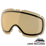 DYE Snow T1 Goggle | Yellow w/ 2x Lenses